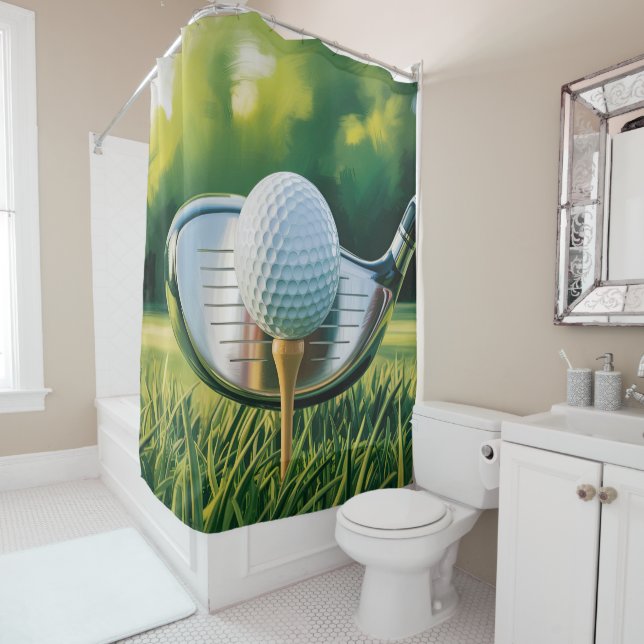 Golf-Duschvorhang Duschvorhang (Beispiel)