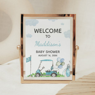 Golf Ein Kleines Putter-Baby-Shower-Willkommenssch Poster