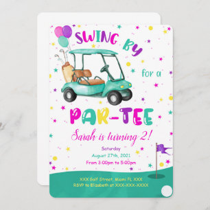 Golf-Einladung Einladung