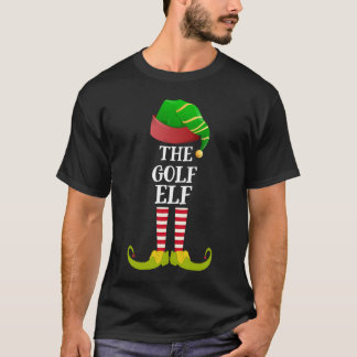 Golf Elf - Funny Matching Family Christmas Pajamas T-Shirt
