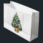 Golf Equipment Christmas Tree Christmas Golf Große Geschenktüte<br><div class="desc">Golf Equipment Christmas Tree Christmas Golf</div>