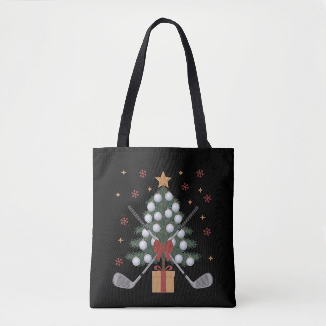 Golf Equipment Christmas Tree Christmas Golf Tasche (Vorderseite)