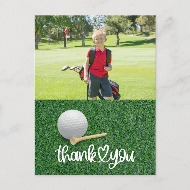 Golf Erstellen Sie Ihre eigene Dankeschön Karte (Vorderseite)