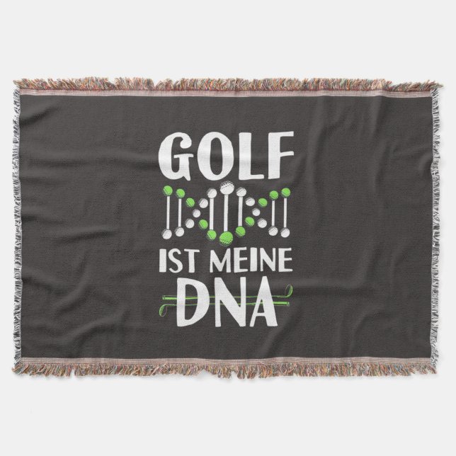 Golf Es ist meine DNA Decke (Vorderseite)