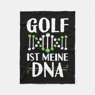 Golf Es ist meine DNA Fleecedecke