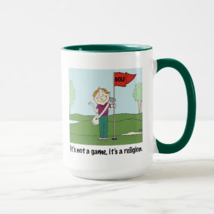 GOLF!  Es ist nicht ein Spiel, es ist eine Tasse