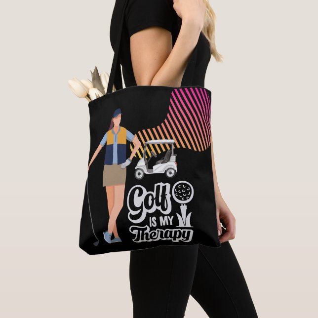 Golf est ma thérapie pour le Sac fourre-tout de go (De près)