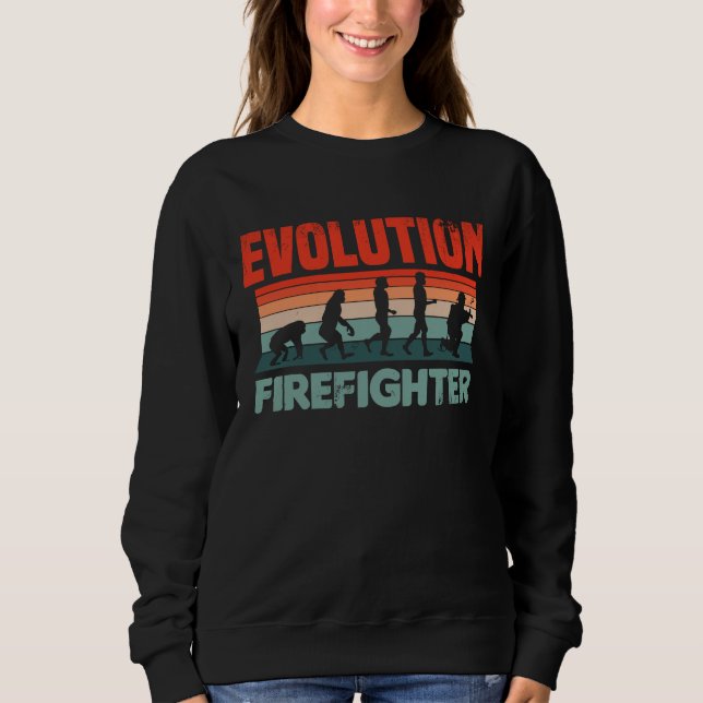 Golf Evolution From Monkey To Men Golfing  2 Sweatshirt (Vorderseite)