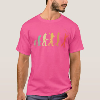 Golf Evolution für Golfer Golfspieler T-Shirt