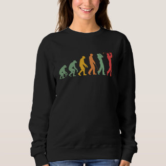 Golf Evolution Lustiges Golfer-Geschenk für Vater Sweatshirt