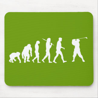 Golf-Evolutionsgolfspieler, die Vereinhausgeschenk Mousepad