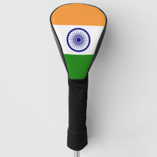 Golf-Fahrer-Abdeckung mit Flagge von Indien Golf Headcover