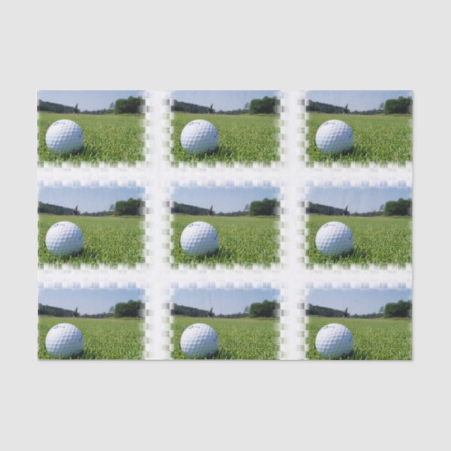 Golf-Fahrrinne Seidenpapier (Vorderseite)