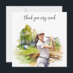 Golf Fairway Dankbarkeit: Danke Karte<br><div class="desc">Diese Aquarellgolfer Dankeschön-Karte ist perfekt, um Ihre Dankbarkeit zum Ausdruck zu bringen. Die lebhaften Farben und das schöne Design werden Ihre Freunde und Familie sicherlich beeindrucken. Eine Dankeschön-Karte zu schicken ist eine großartige Möglichkeit, Ihre Wertschätzung zu zeigen. Egal, ob Sie jemandem für ein Geschenk, eine freundliche Tat oder ihre Gastfreundschaft...</div>