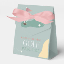 Golf Fairway Rosa Flagge Schleife Mädchen Geburtst