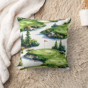 Golf Fairway und Putting Green Kissen