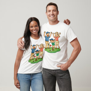Golf Familien T-Shirt Design   Golfer Familie