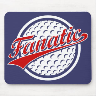 Golf-Fanatiker Mousepad