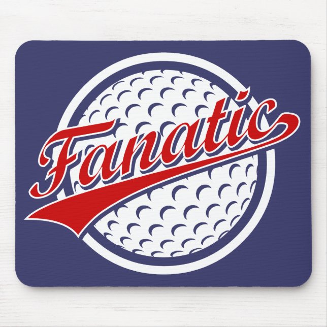 Golf-Fanatiker Mousepad (Vorne)
