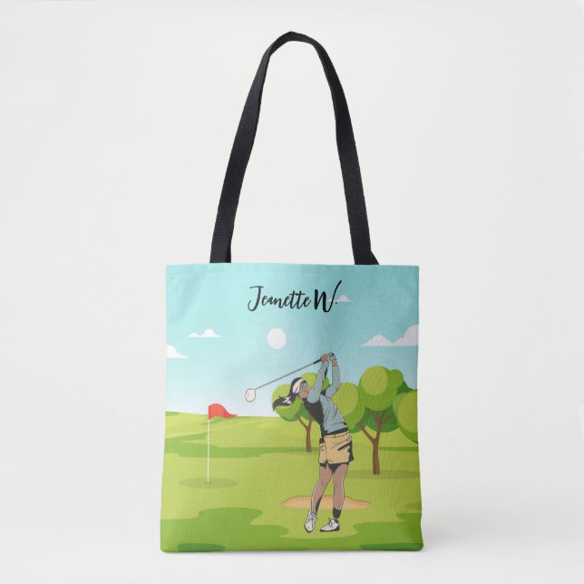 Golf Femmes golfer Sac fourre-tout de week-end élé (Devant)