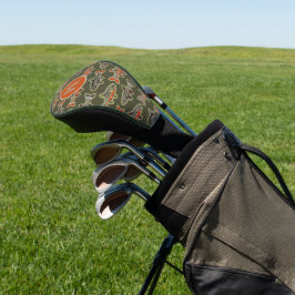 Golf & Fishing Bachforelle Orange Gran Green Headcover