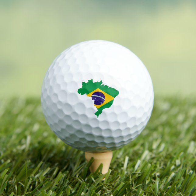 Golf / Flagge Brasiliens Golfball (Insitu T-Shirt)