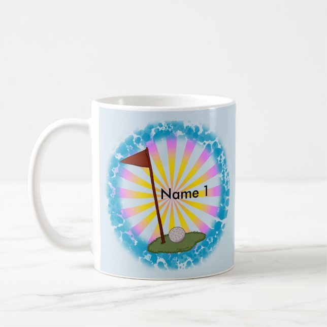Golf Flagge Kaffeetasse (Links)