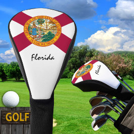Golf Florida & Florida Flag / Golf Clubs Abdeckung Headcover