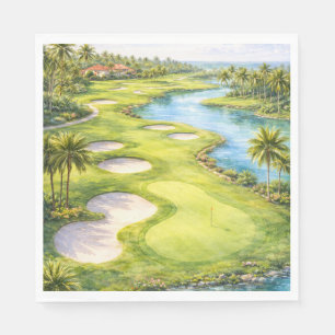 Golf Florida Themen Servietten