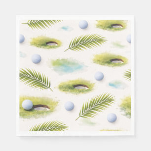 Golf Florida Themen-Servietten Serviette