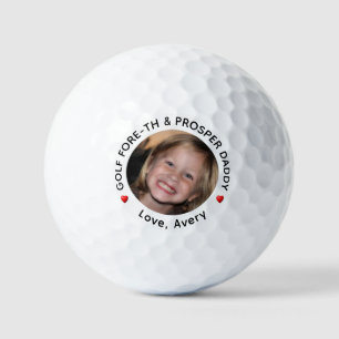 "Golf Fore-th & Prosper" Personalisierte Golfplätz Golfball