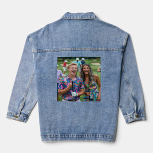Golf-Foto anpassen Personalisieren Jeansjacke