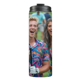 Golf-Foto anpassen personalisieren Thermosbecher