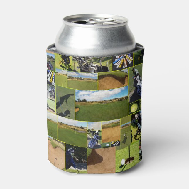 Golf Foto Collage, Dosenkühler (Kanne Vorderseite)
