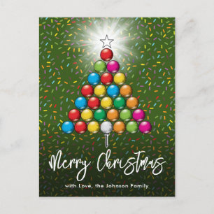 Golf Frohe Weihnachten-Urlaubsdesign Postkarte