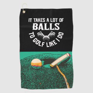 Golf Funny Golf Sprichwort für Golfer Golfhandtuch