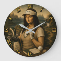 Golf Funny Mona Lisa