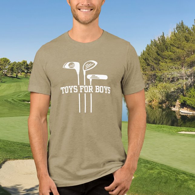 Golf Funny Quote Toys für Jungs Golf Clubs Tri-Blend Shirt (Von Creator hochgeladen)