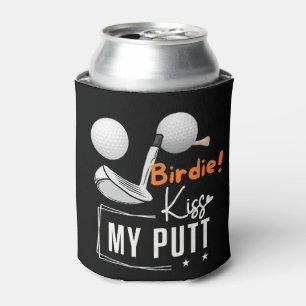 Golf Funny Sprichwort Kiss My Putt Dosenkühler