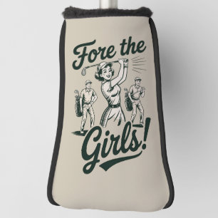 Golf für die Mädchen Süße lustige Golf Damen Headcover