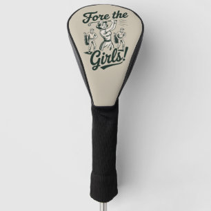 Golf für die Mädchen Süße lustige Golf spielende D Headcover