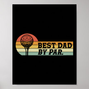 Golf für Papa, bester Papa, Par-Vater-Golf zum Vat Poster