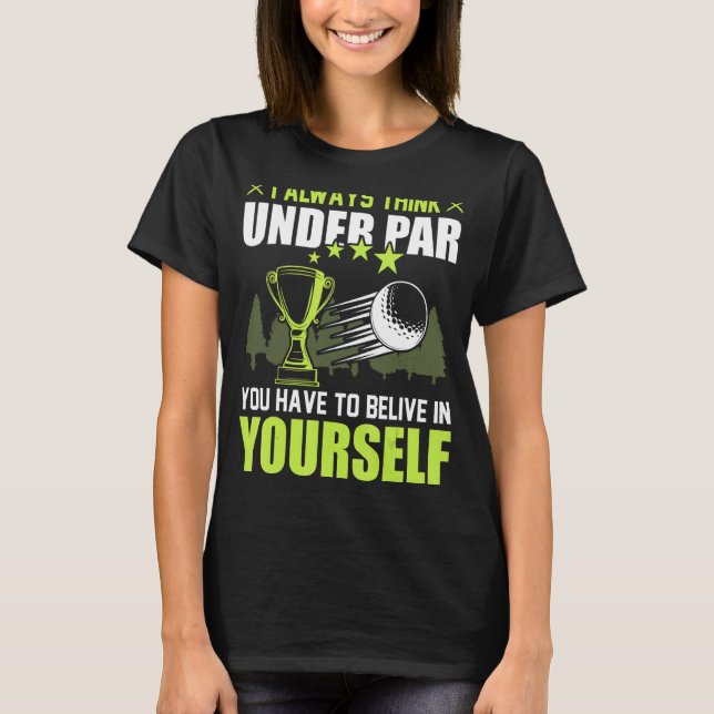 Golf für Vater Vathers Papa Grandpa Onkel Bruder 3 T-Shirt (Vorderseite)