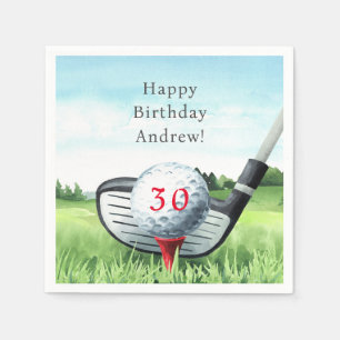 Golf Geburtstagsparty I Let's Par-T-Shirt! Serviette