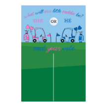 Golf Gender Enthüllung, was Predication Sign sein 