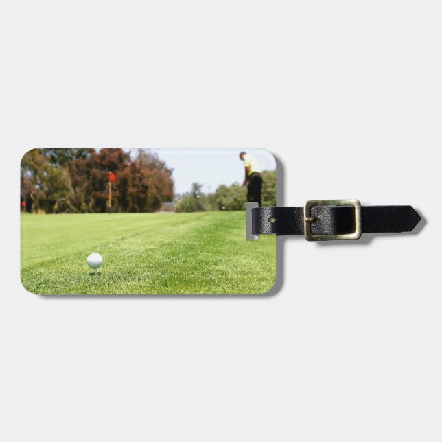Golf Gepäckanhänger (Vorderseite horizontal)