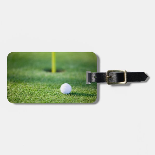Golf-Gepäckanhänger Gepäckanhänger (Vorderseite horizontal)