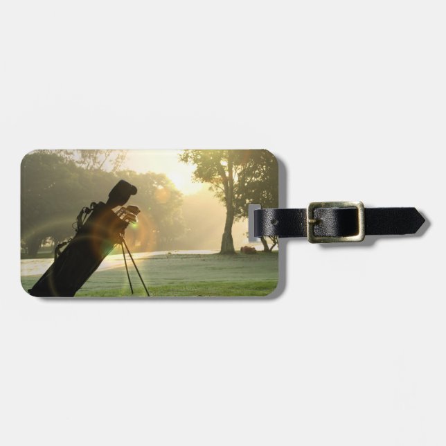 Golf-Gepäckmarke Gepäckanhänger (Vorderseite horizontal)