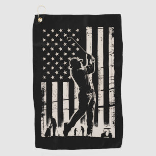 Golf-Geschenke American Flag Geburtstag Vatertag  Golfhandtuch
