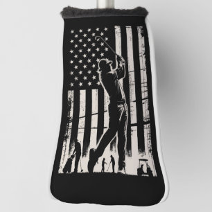 Golf-Geschenke mit amerikanischer Flagge zum Gebur Golf Headcover